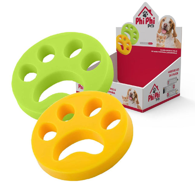 Eliminador De Pelo Para Lavarropas Display X 24 Unidades PHI PHI PETS 1