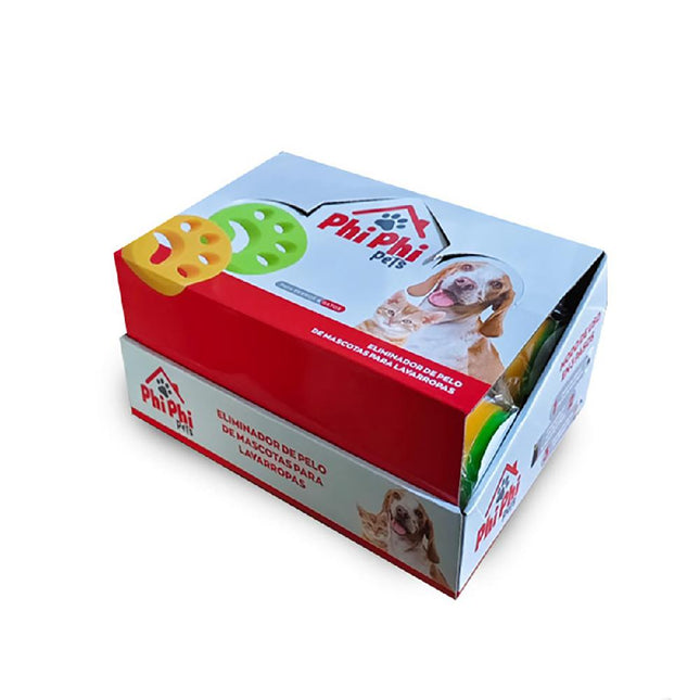 Eliminador De Pelo Para Lavarropas Display X 24 Unidades PHI PHI PETS 2