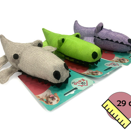 Juguete Cocodrilo Con Chifle 29cm PHI PHI PETS 1