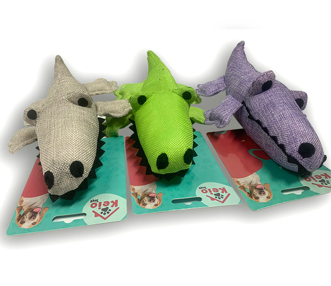 Juguete Cocodrilo Con Chifle 29cm PHI PHI PETS 2