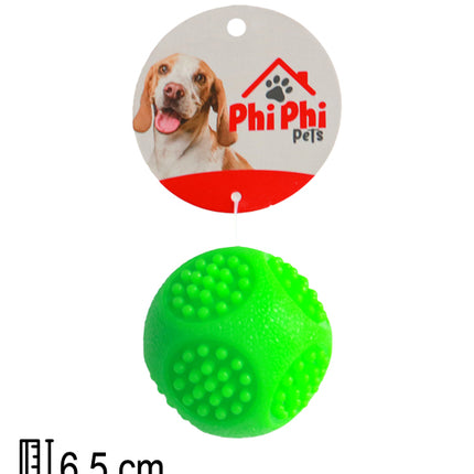 Pelota De Goma Dura 6.5cm En Tira De Impulso PHI PHI PETS 3
